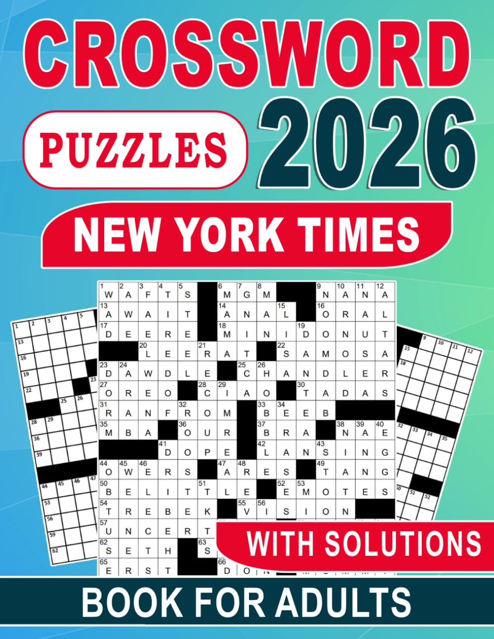 2026 New York Times Crossword Puzzle Book for adults: Smart and Enjoyable Brain Challenges for All Skill Levels