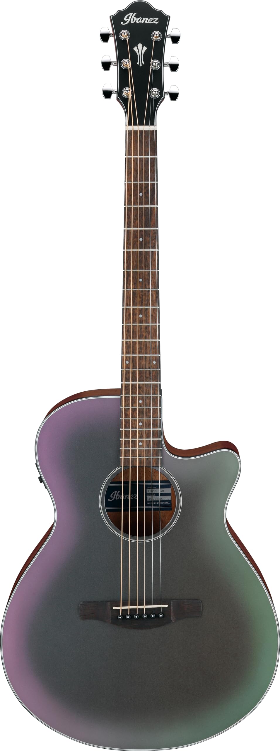 IBANEZ AEG 6-Str Black Aurora Burst Matte