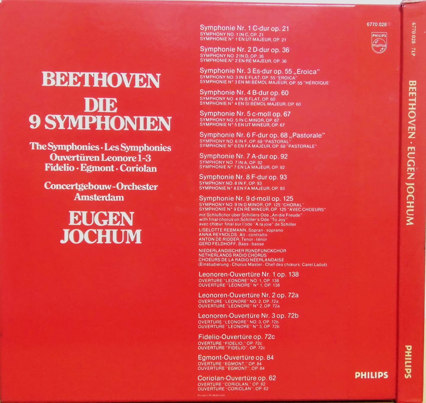 Amazon | Beethoven 9 Symphonies / Eugen Jochum, Concertgebouw