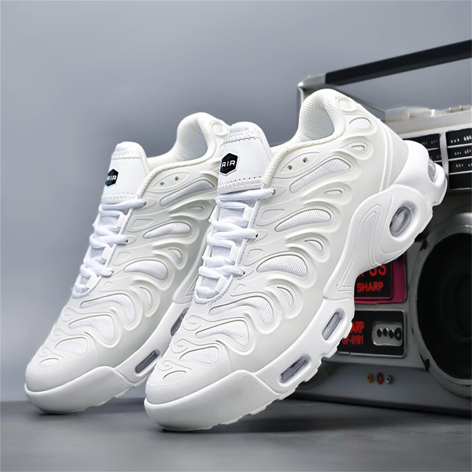 Moda Uomo Air Scarpe Sportive Scarpe da Corsa Cuscino Ad Aria Basket Sneakers Tempo Libero retrò Fitness Sneaker da Esterno Traspirante Running Walking Shoes for Men