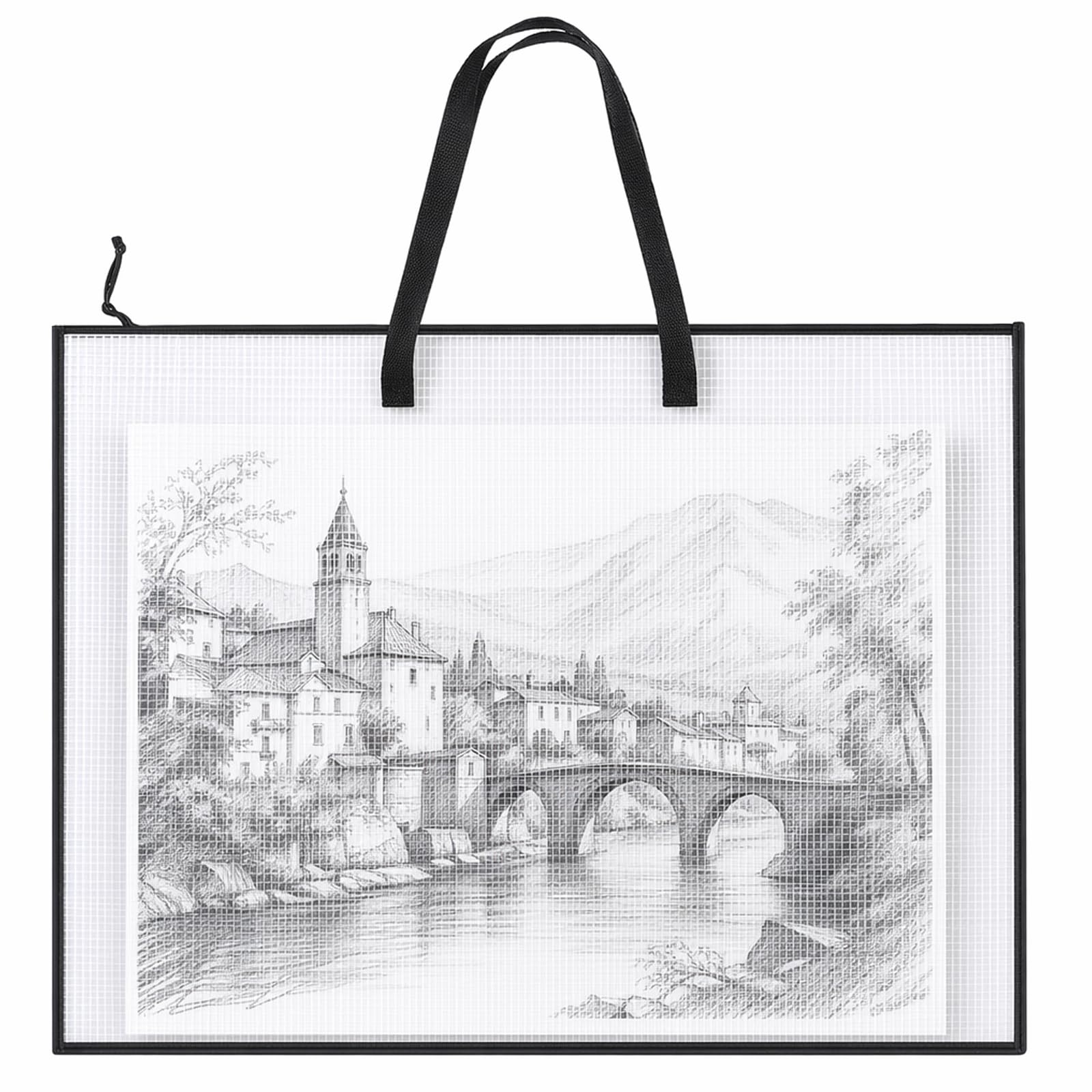 Aguwgax A1 Art Portfolio Case – Lightweight Art Folder with Reinforced Edges & Secure Closure for Artwork Transport & Studio Storage