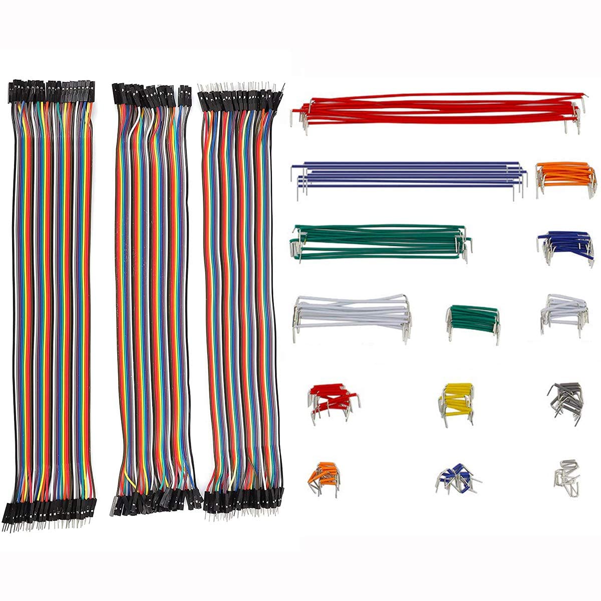 REES52 260pcs Multicolored Dupont Wire Breadboard Jumper Wire Kit Ribbon Cables Kit for Breadboard Prototyping Solder Circuits (B0B2SCSSQ6) Amazon Price History, Amazon Price Tracker