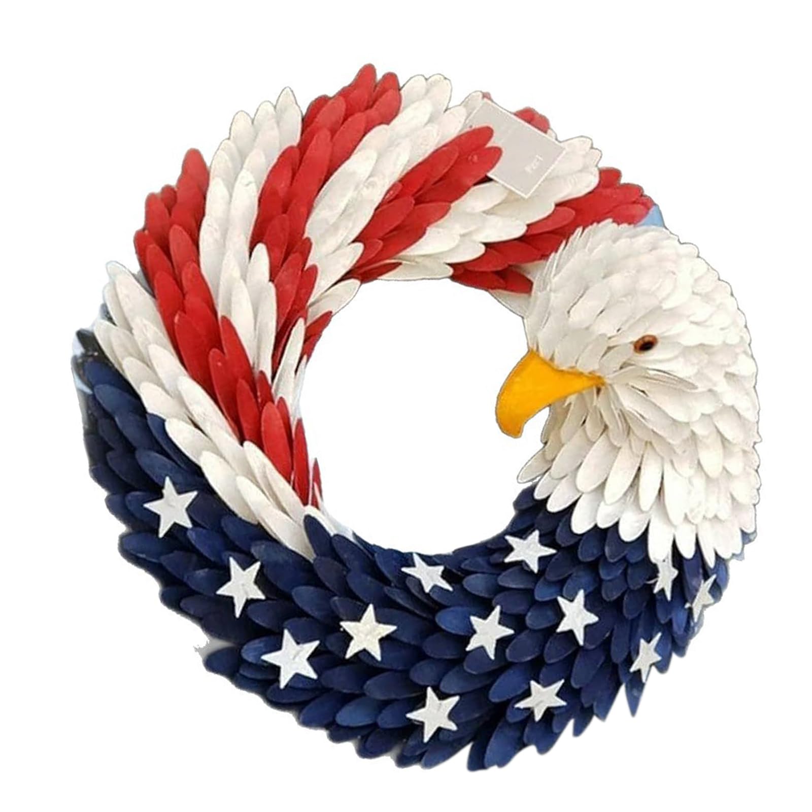 Nucelit Accipiter Patriotics Fourth Julys Wreath and Door Veterans of Wreath Independence Day Decorations & Fall Flower Independence Day