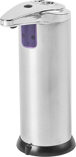 Beldray LA076618EU Stainless Steel 220ml Automatic Soap Dispenser, Touchless and Handsfree Design, Lotions, Soap & Sanitiser, Ideal for Kitchens & Bathrooms