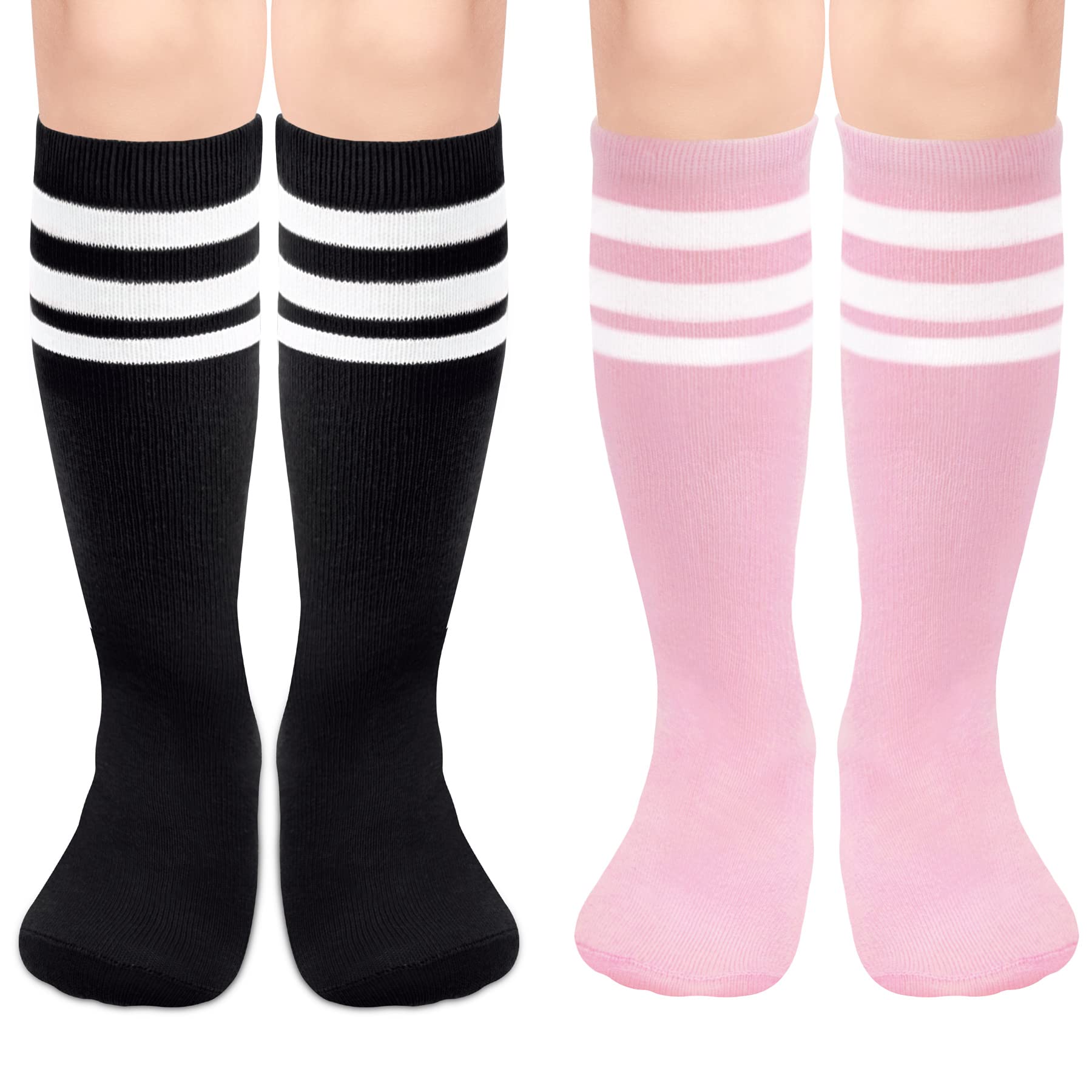 Olreco Toddler Soccer Socks Kids Baseball Socks Youth Softball Sock for Girls Boys Football Sock Boys Athletic Accessories