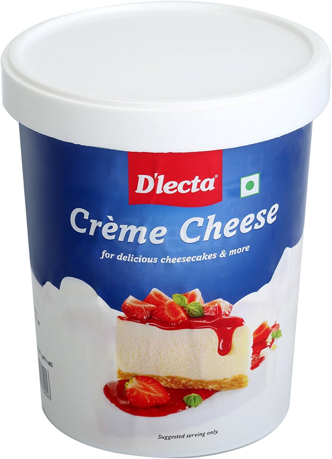 D'lecta Creme Cheese - 900 GMS Tub