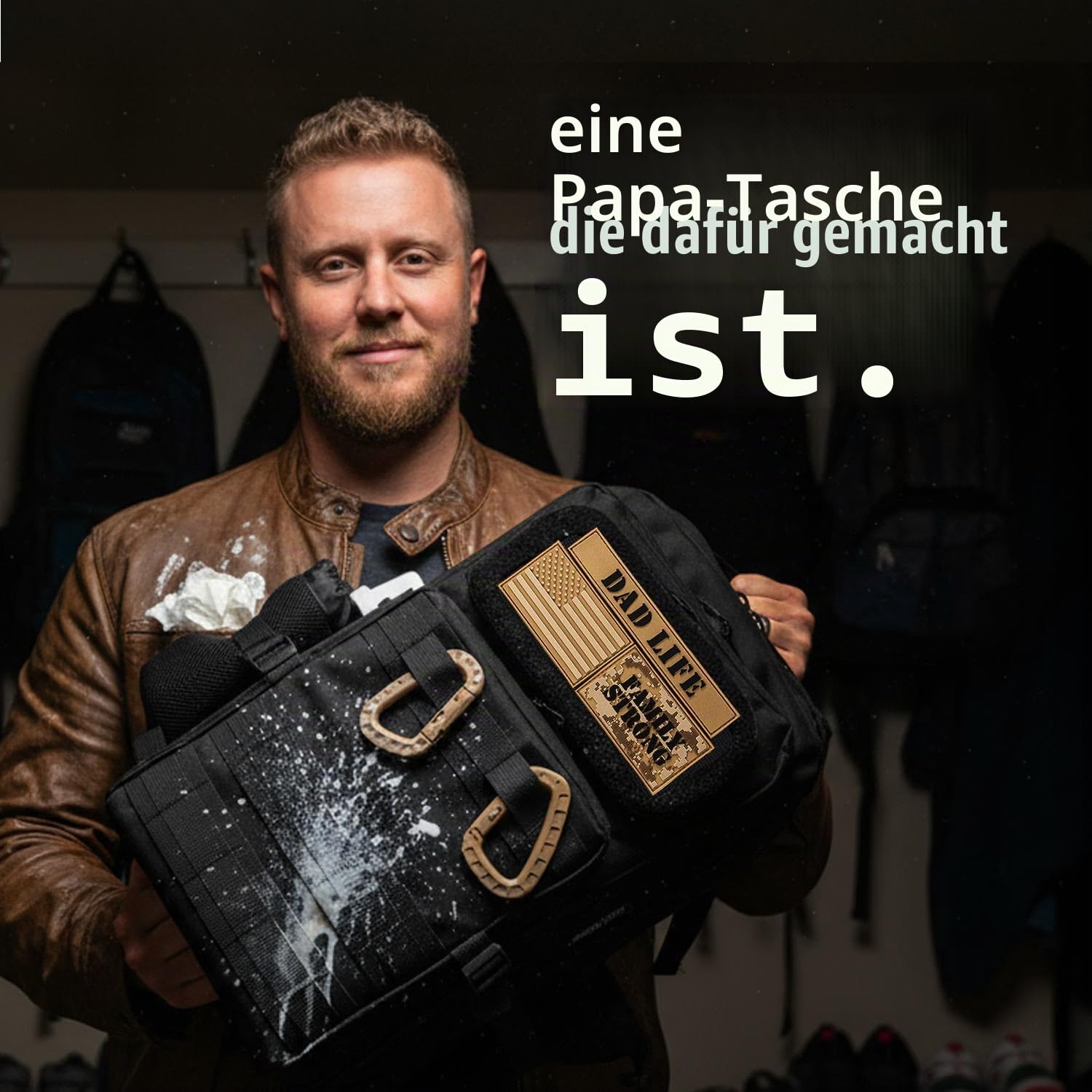 Wickeltasche für Herren, Papa-Leben