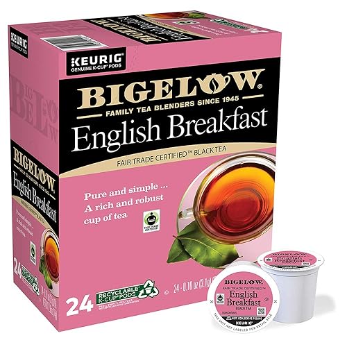 Miniatura 2 de Bigelow K-Cup para cafeteras Keurig, té de desayuno inglés, 24 unidades (paquete de 4)