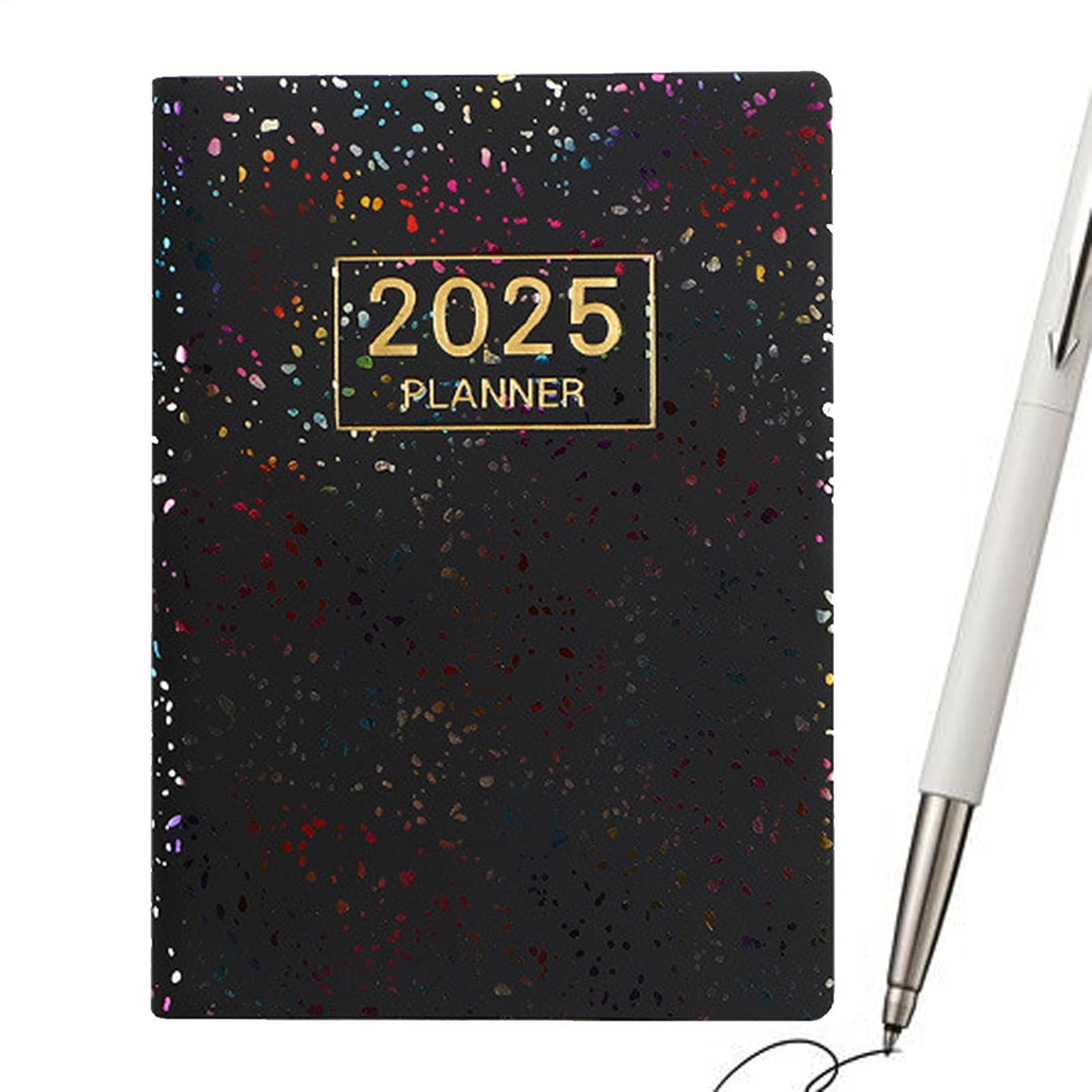 Agenda 2025 Planner Quaderno Pianificazione Quotidiana Layout Semplice | Checklist Compiti Organizer Agenda Blocco Per Casa Scuola Compiti Quotidiani Diario Organizer Quaderno