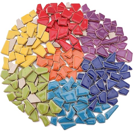 Mosaic Tiles for Crafts Bulk - Ideal for Art Projects