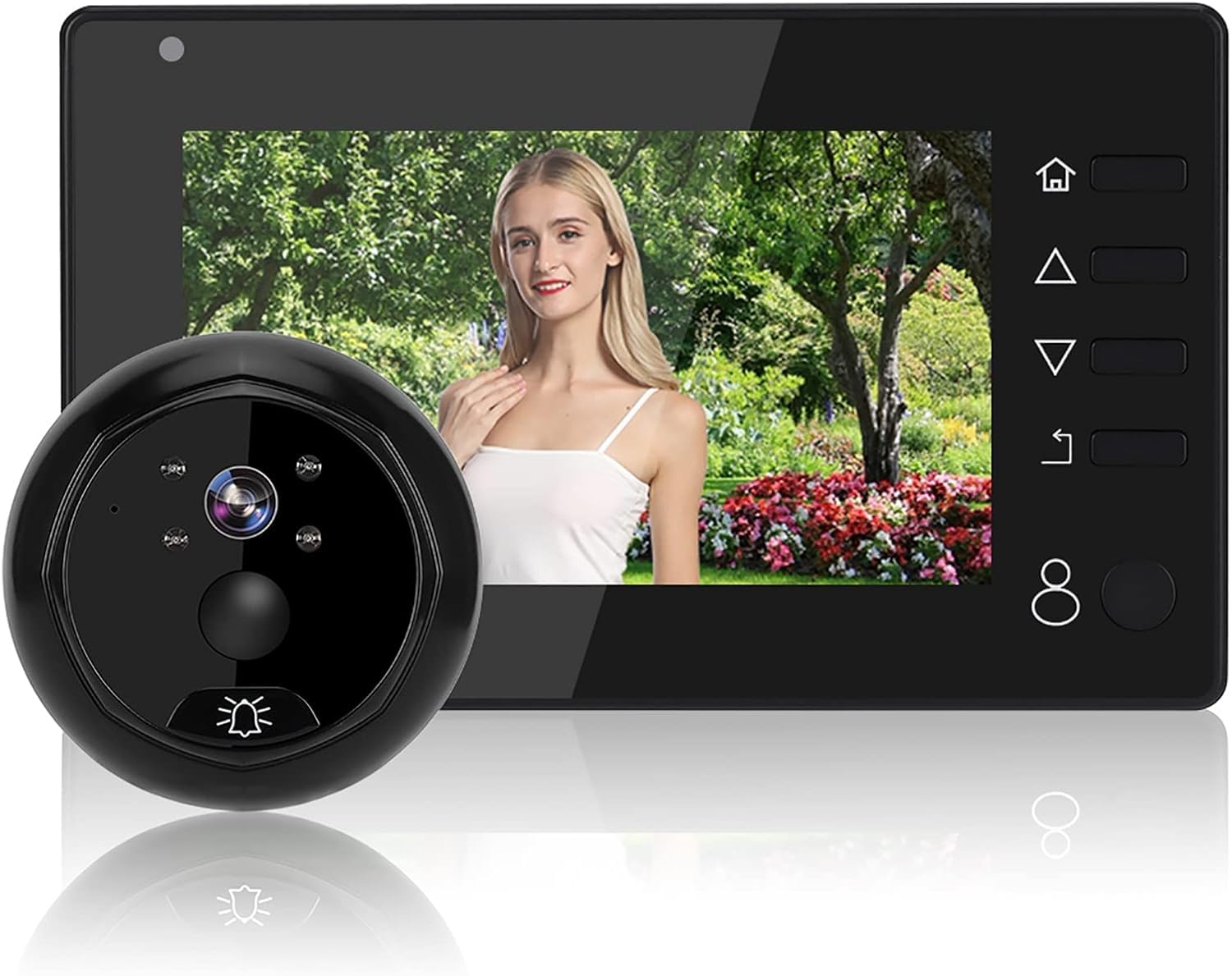 (𝟏𝟓 𝐘𝐞𝐚𝐫𝐬 𝐖𝐚𝐫𝐫𝐚𝐧𝐭𝐲 Smart Door Peephole Camera – Wireless Doorbell with Monitor, Live Viewing & Digital Photo Recording, Secure Digital Door Viewer for Home Safety-image-39