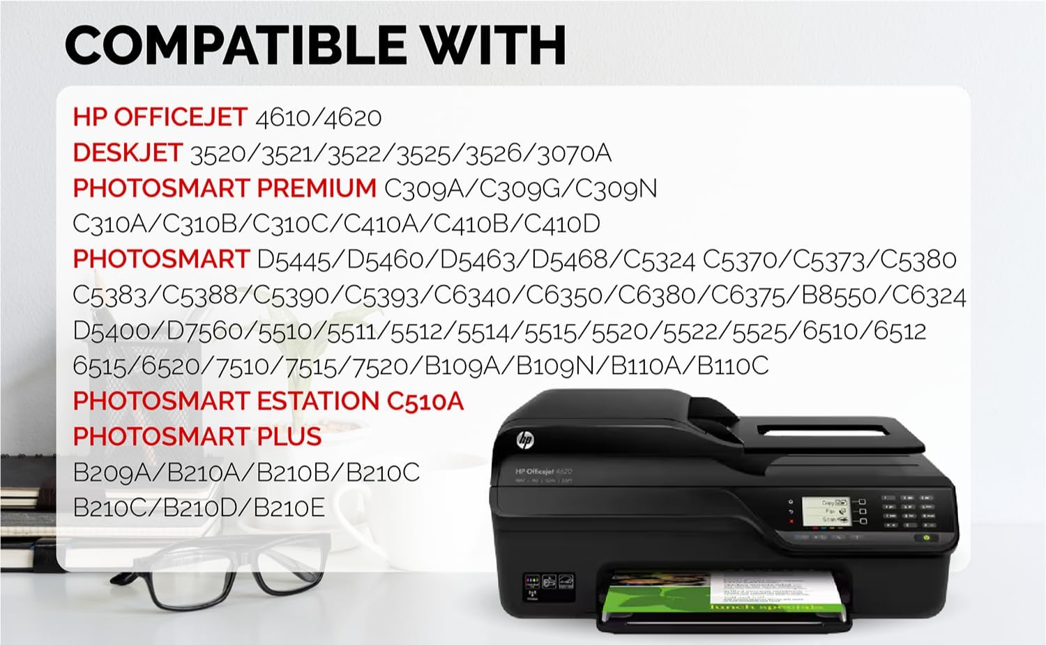 Cartucho HP 564XL Testado por 30 dias em várias impressoras