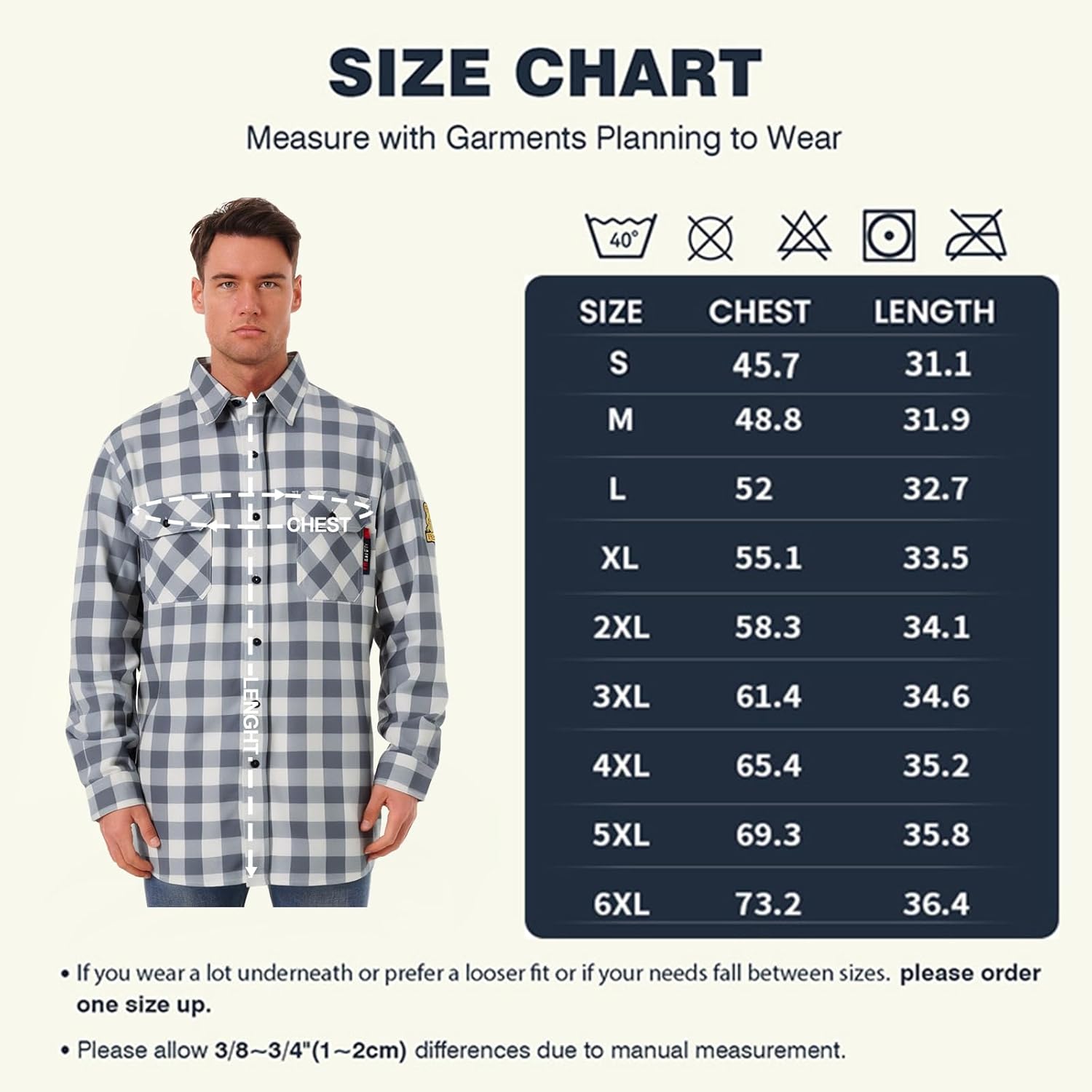 SKSAFETY 7oz FR Shirts for Men, Welding Shirt Hi Vis Flame Resistant 100% Cotton Fire Retardant Longsleeve Shirt CAT2 - Image 6