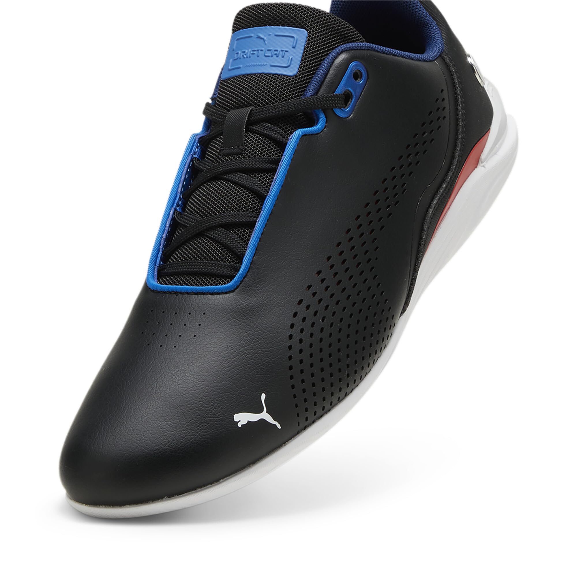 PUMA Zapatillas Unisex BMW MMS Drift Cat DecimaSneaker, Puma Negro Pro Azul Pop Rojo, 45 EU