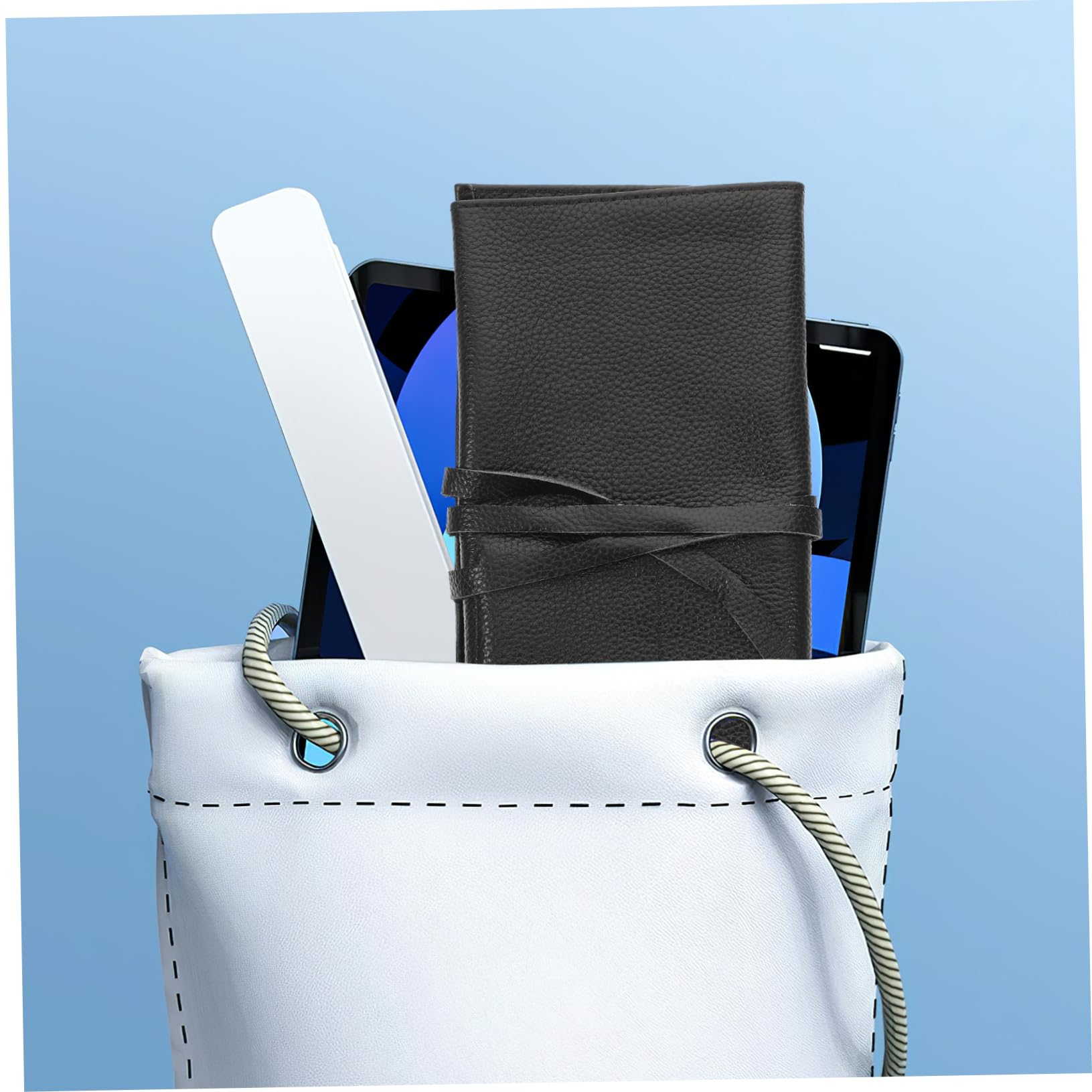 Homoyoyo Bolsa Portátil para Guardar Relojes, Negra y Compacta