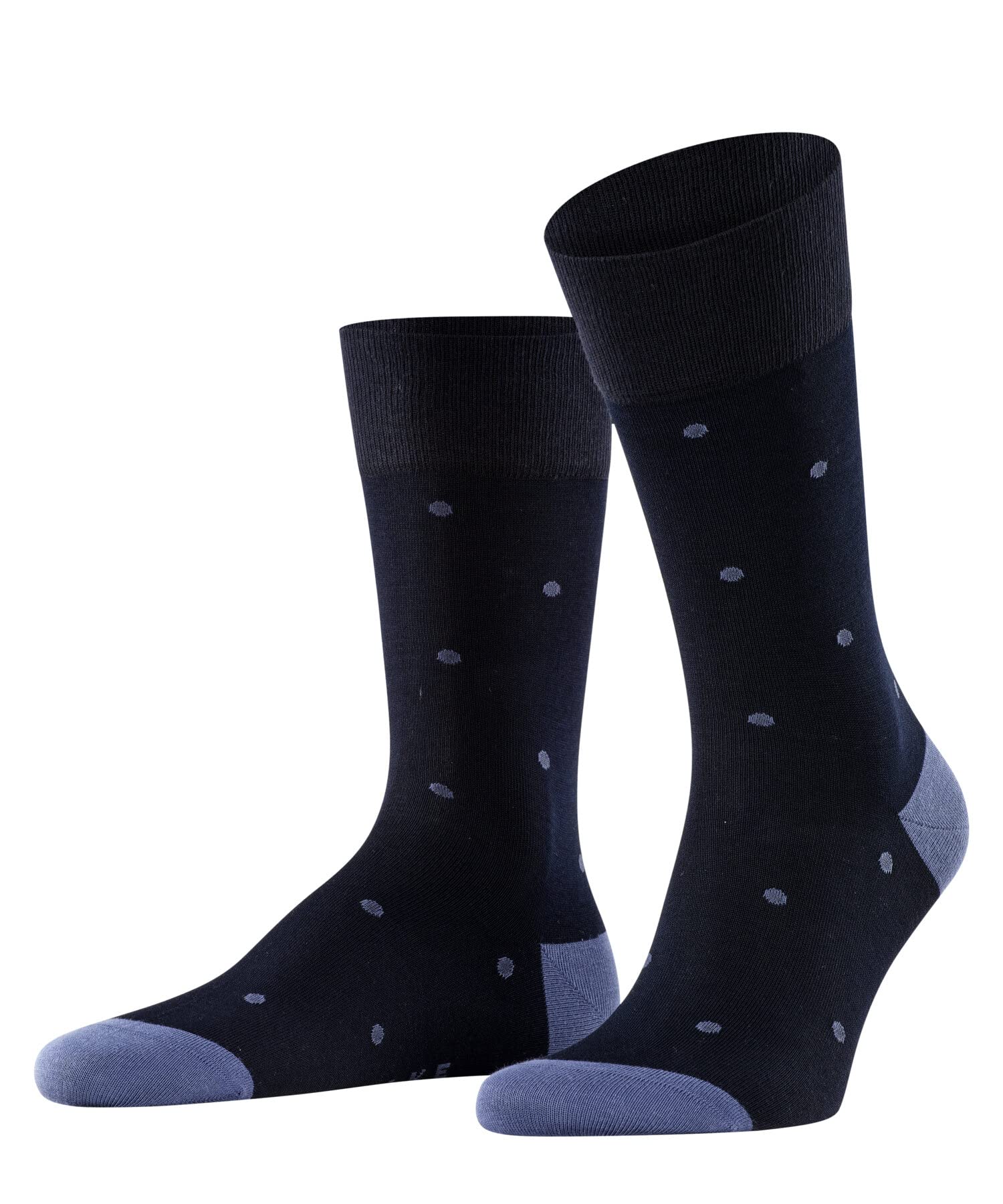FALKE Men's Dot Socks, Breathable, Crew, Casual or Dress, Polka Dots, 1 Pair