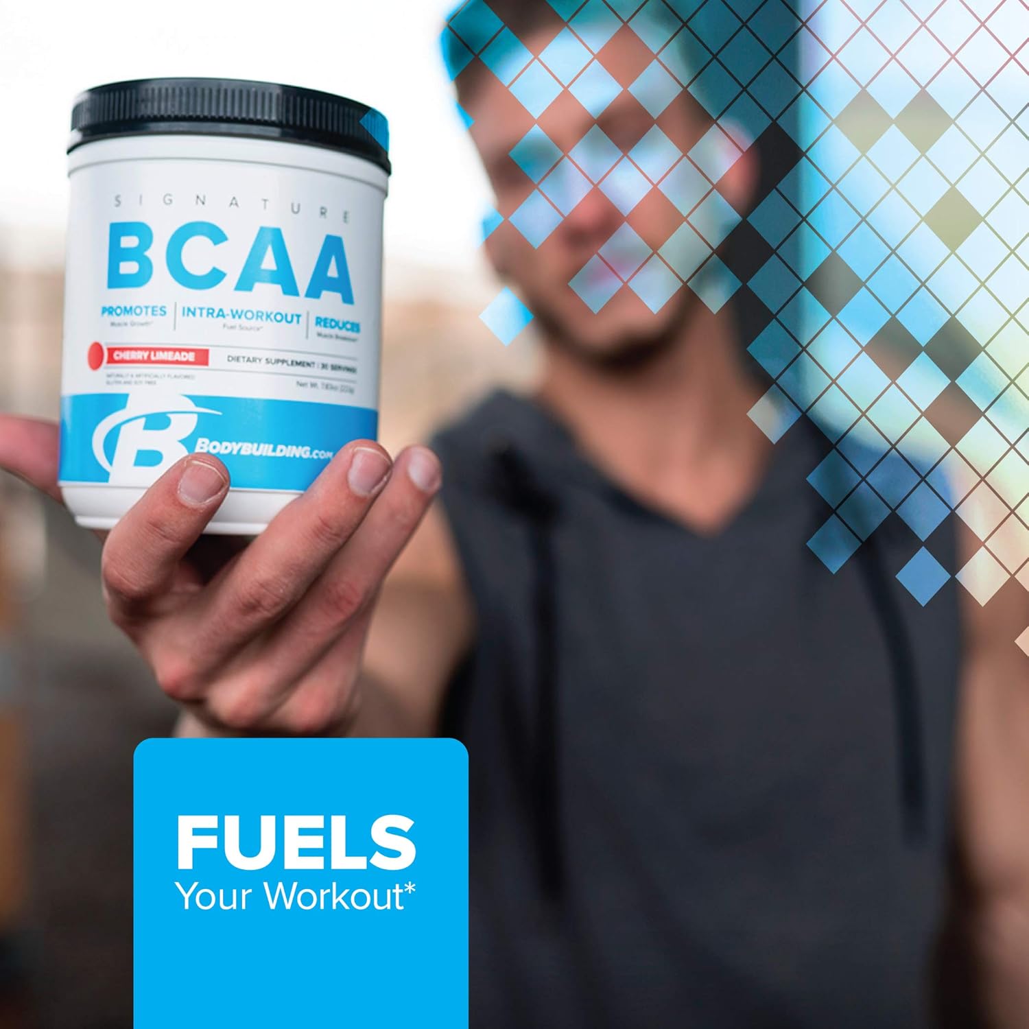 Bodybuilding Signature BCAA Powder | Essential Amino Acids | Nutrition Supplement | Promote Muscle Growth and Recovery | 30 Servings, Blueberry Lemonade : Health & Household