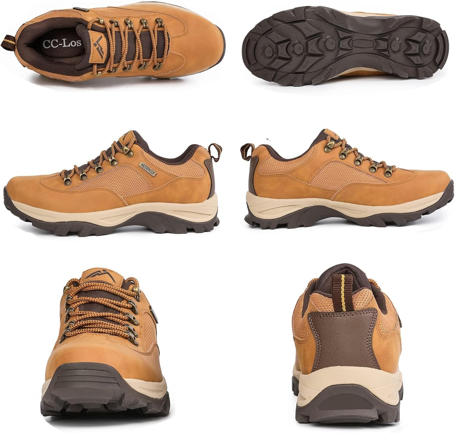 CC-Los Men's Hiking Boots Waterproof Casual Chukka Boots for Men - Image 6