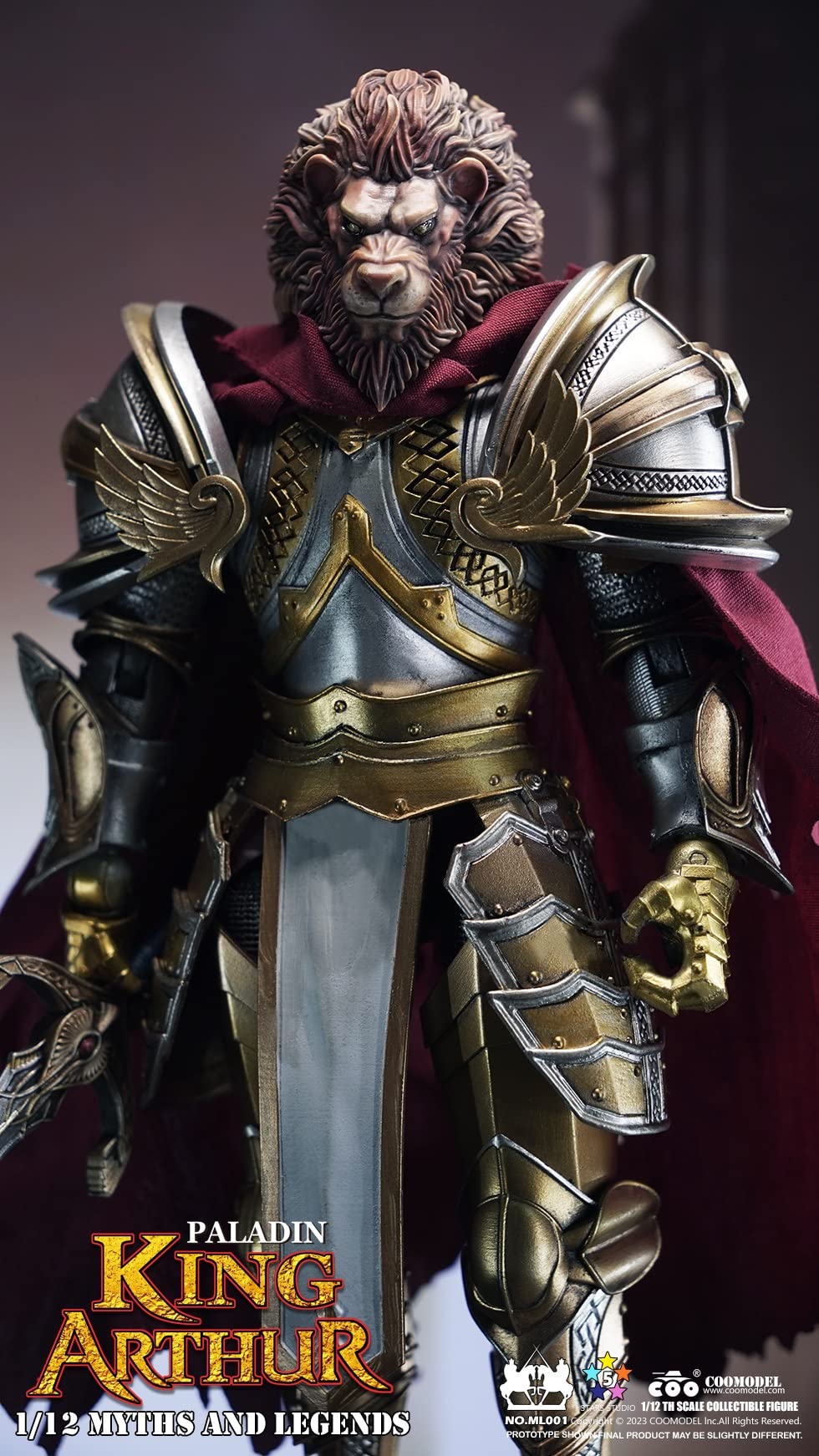COOMODEL 　フィギュア　1/12　騎士　検　ホットトイズ Amazon.co.jp: COOMODEL 1/12 フィギュア King Arthur - Paladin