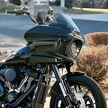 Front Headlight Fairing with Black 7 Windshield Fit For Harley Low Rider ST FXLRS 2022-2025 Low Rider EL DIABLO FXRST 2022