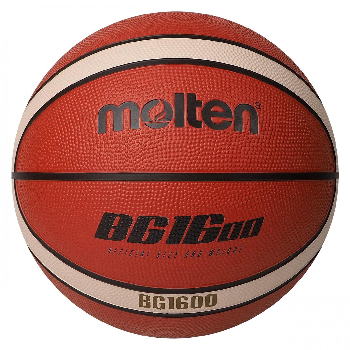 Molten 1600 Basketball (7) (White/Tan)