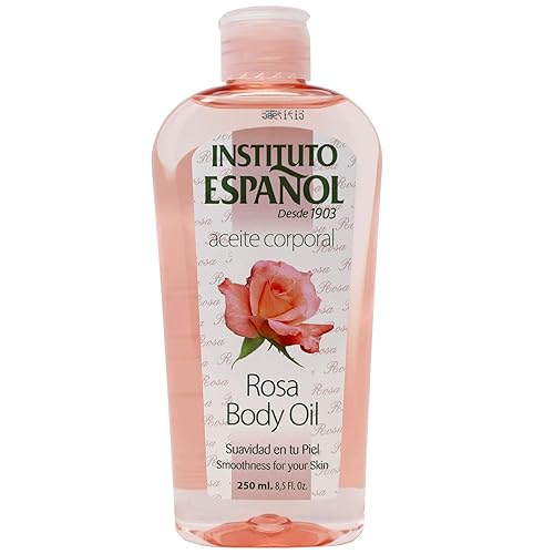 Instituto Espanol Inst. Esp. Aceite Corporal Rosa Corporal Aceite Corporal, 8.5 onzas líquidas (paquete de 6)