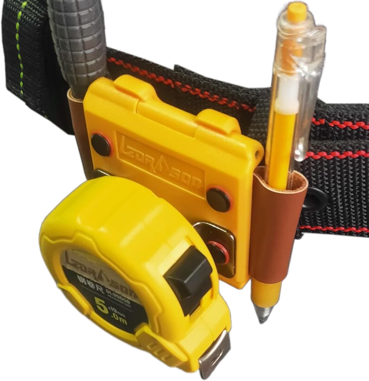 Tape Measure Holder with mini Tool Leather Holder, Tactical Cordless Tool Belt Clip Holder, Holster with Belt Clip Hook