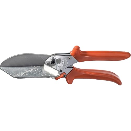 Original LÖWE Mitre Scissors 3.304/HÜ with Lever Transmission and 45° Stops, for Professional use in Industry and Crafts, Suitable for mitre cuts in Flat Hard Strips