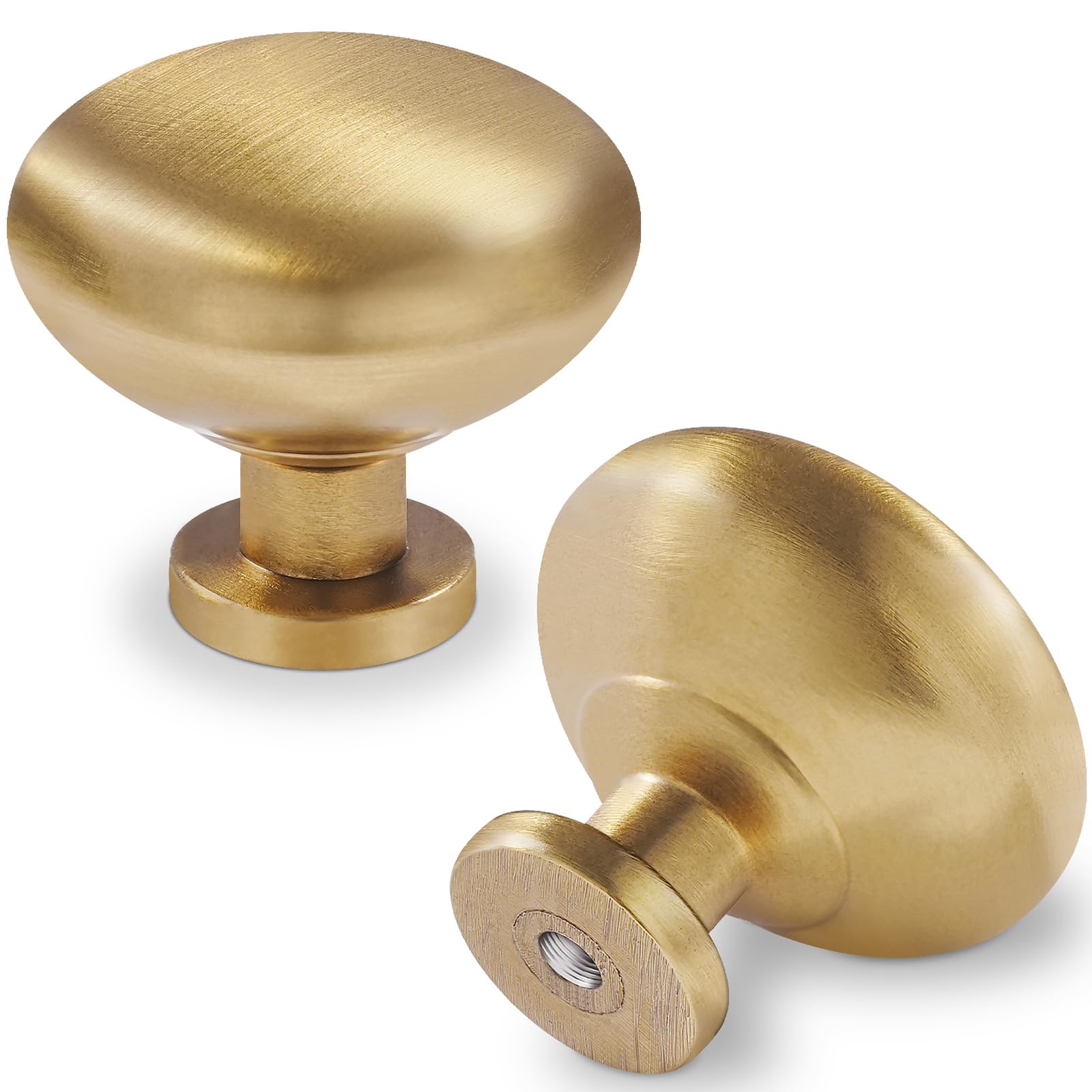 10pcs Champagne Bronze Cabinet Knobs Pull Solid Zinc Kitchen Drawer Handles