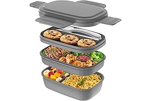 3-Stack Lunch Box Storage Containers