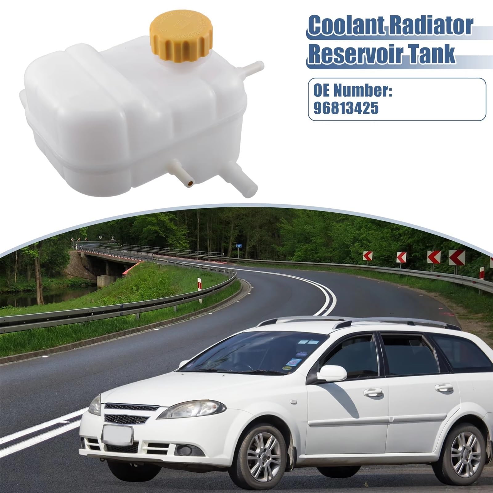 Compatibile Con Suzuki Per Forenza Vaschetta Espansione | Per Reno 2004 2005 2006 2007 2008 96813425 Serbatoio Del Liquido Di Raffreddamento Del Radiatore Con Tappo