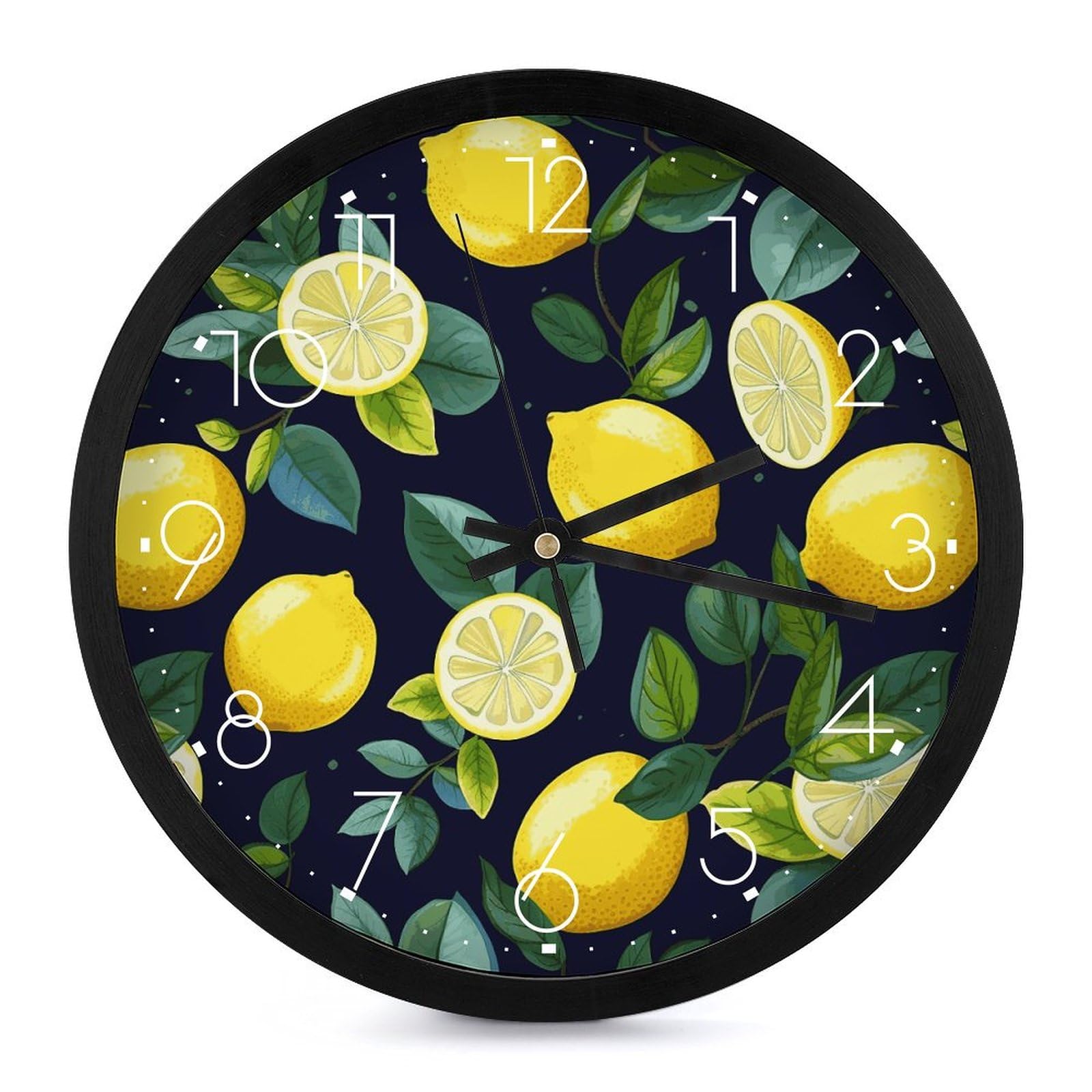 Horloge murale numérique grand format à piles : déco moderne de salon