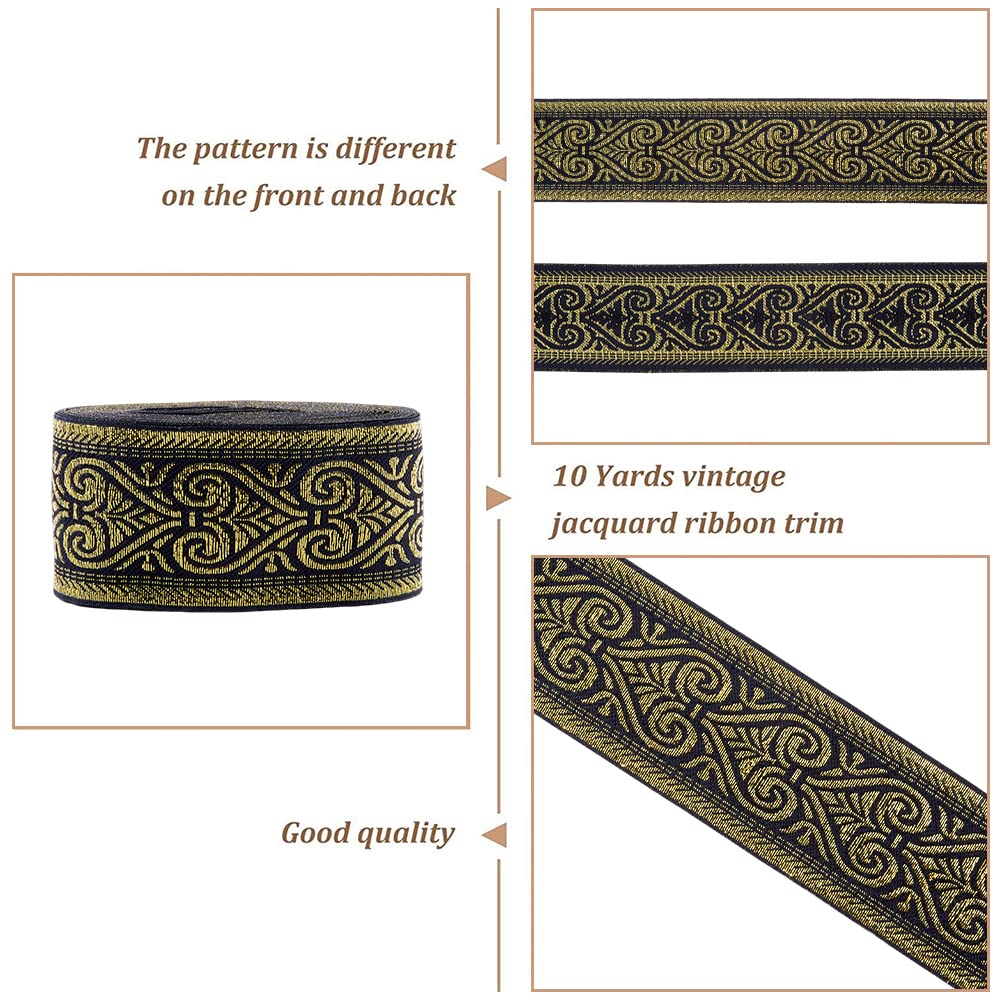 Nastro Jacquard Etnico 7mt | Larghezza 2cm | Motivo Floreale Ricamato Per Cucito E Decorazioni - Foto 10