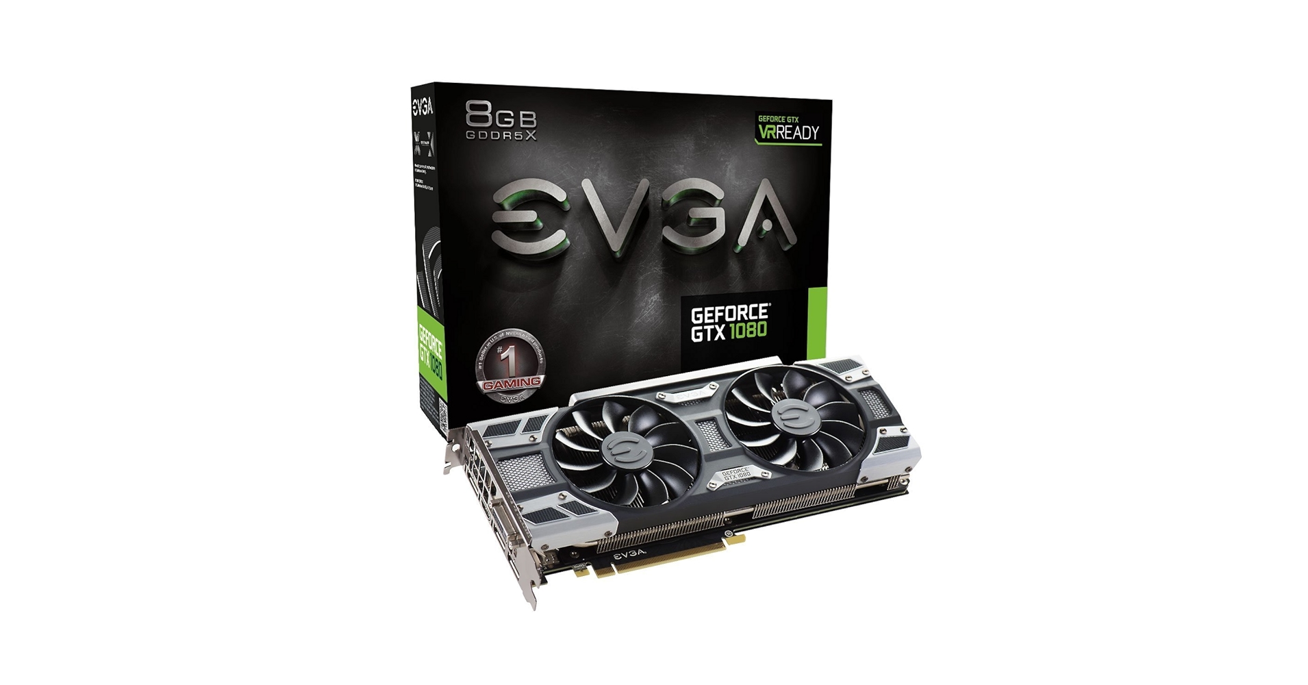 EVGA Placa gráfica GeForce GTX 1080 8GB ACX 3.0 GDDR5X 08G-P4-6181