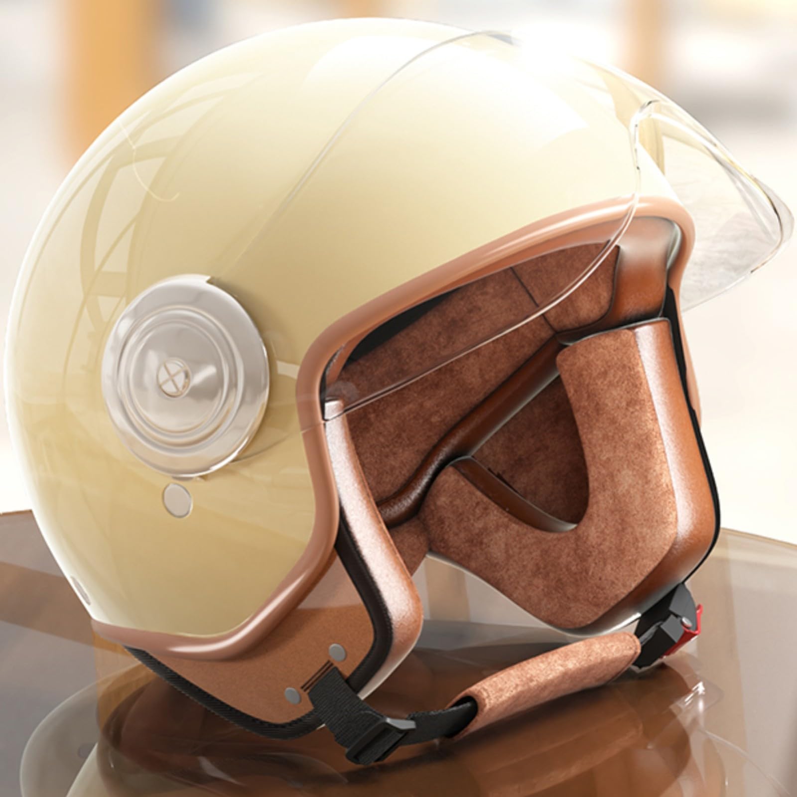 Amazon.co.jp: オートバイハーフヘルメット クールガール