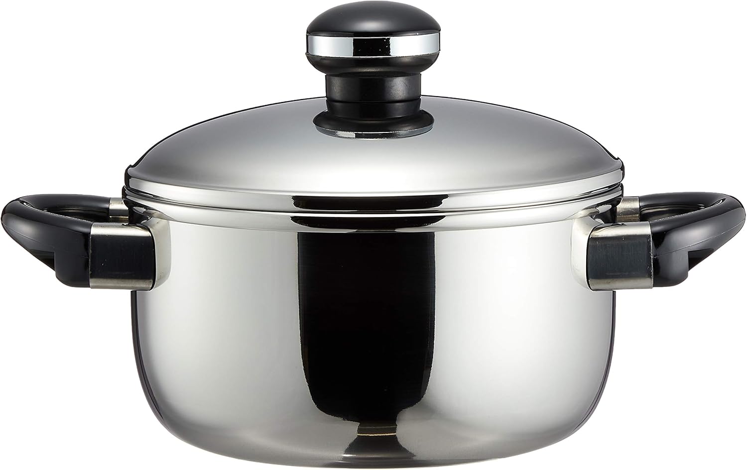 Miyazaki Seisakusho OJ-5 Objet Pot with Both Hands, 7.1 inches (18 cm), Saucepot, Made in Japan, Induction Compatible, Lightweight