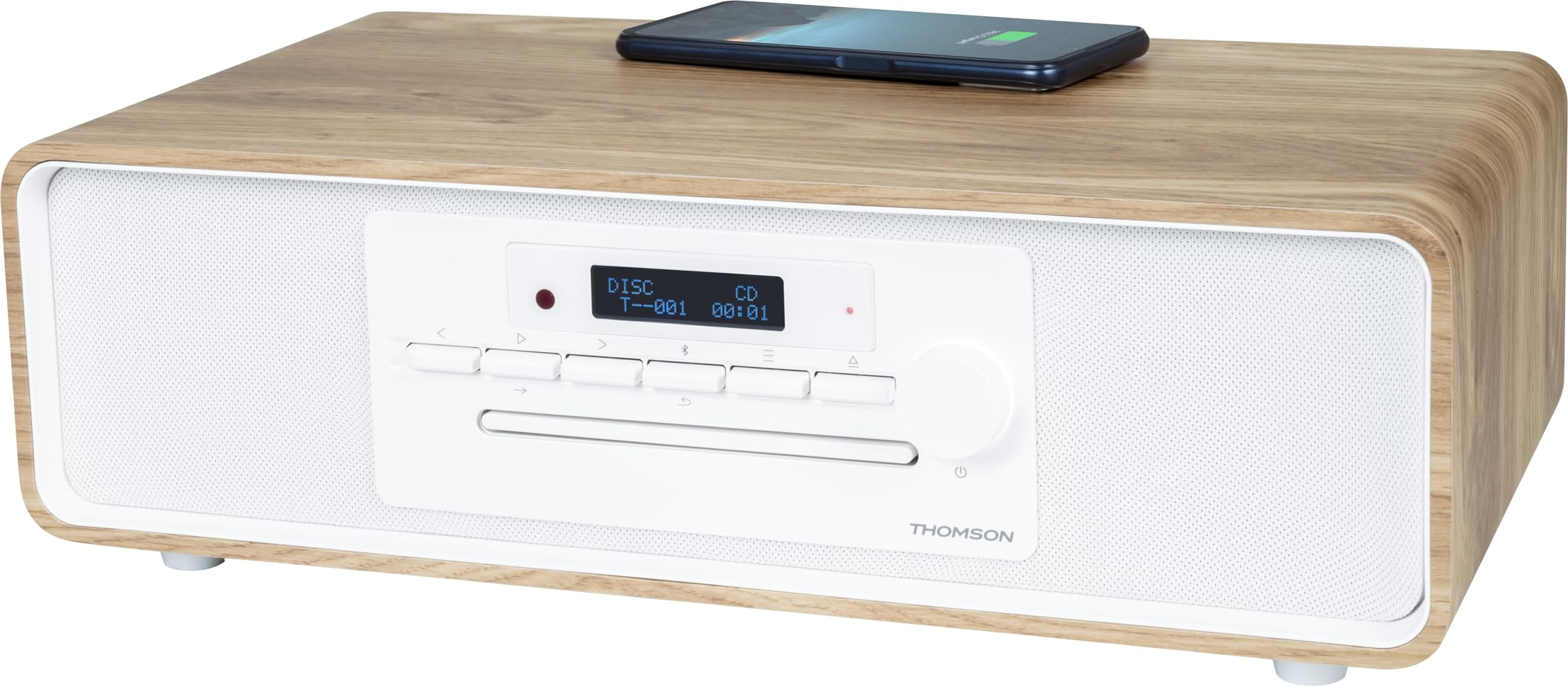 Microsistema Bluetooth - THOMSON - CD/MP3/USB/Radio FM/DAB+ - 75W - Display LCD - Telecomando