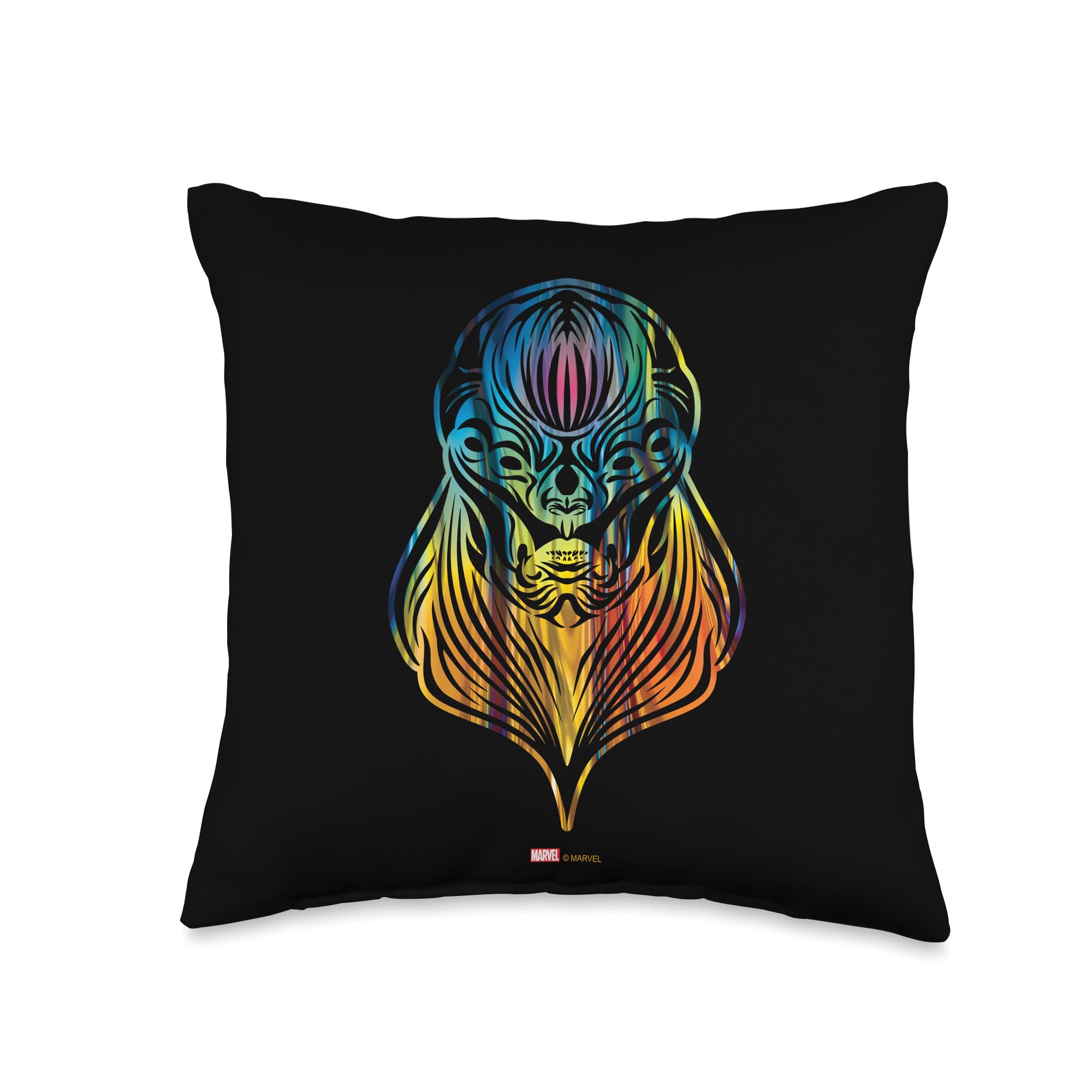 Coussin Kro Marvel Eternals multicolore oreiller dégradé arc-en-ciel 16x16