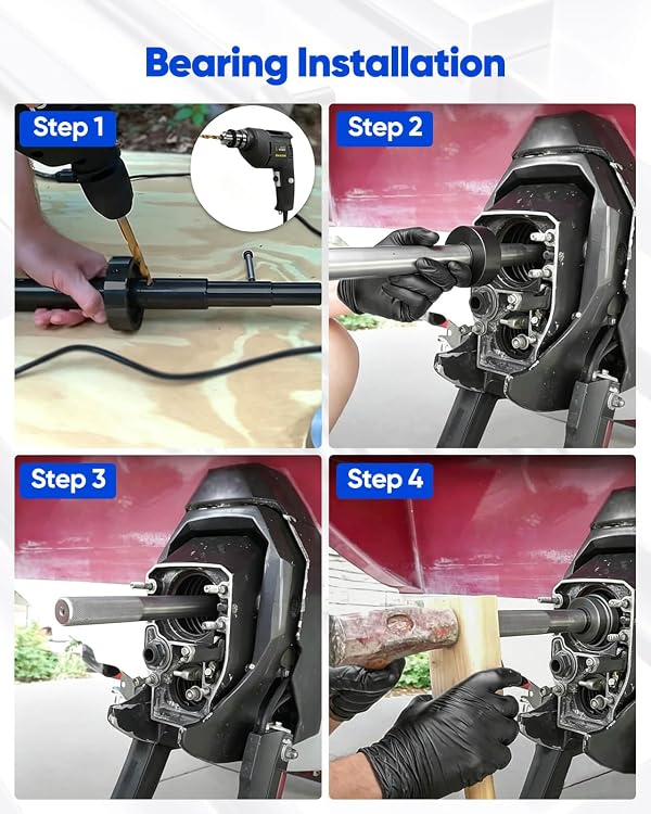 Gimbal Bearing Puller Installer without Pre-drilled Alignment Hole on Bar by MikeEV - Image 5