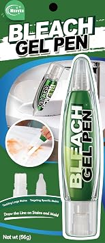 Msvvko Bleach Pen for Clothes Stain Remover Bleach Gel Pen Targeting Specific Stains Bathroom Cleaner, Shower