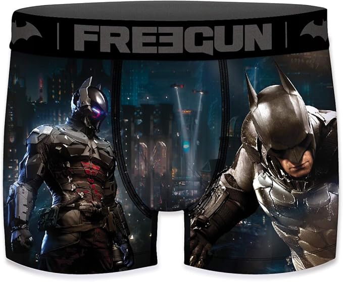Freegun Boxer Homme Dc Comics Batman Arkham City Amazon Fr Vetements