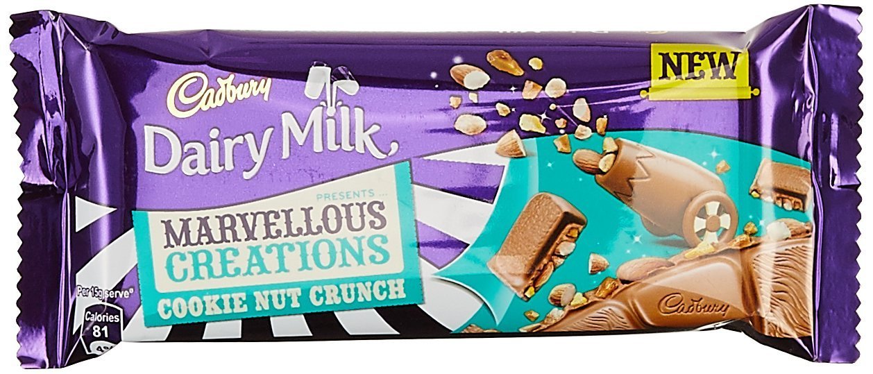 Cadbury Chocolate Diary Milk Cookie Nut Crunch, 75g Pack Amazon.in