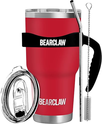 Taza de viaje de acero inoxidable, aislada al vacío, para café, juego de 6 piezas, 30 onzas (0.88 l)