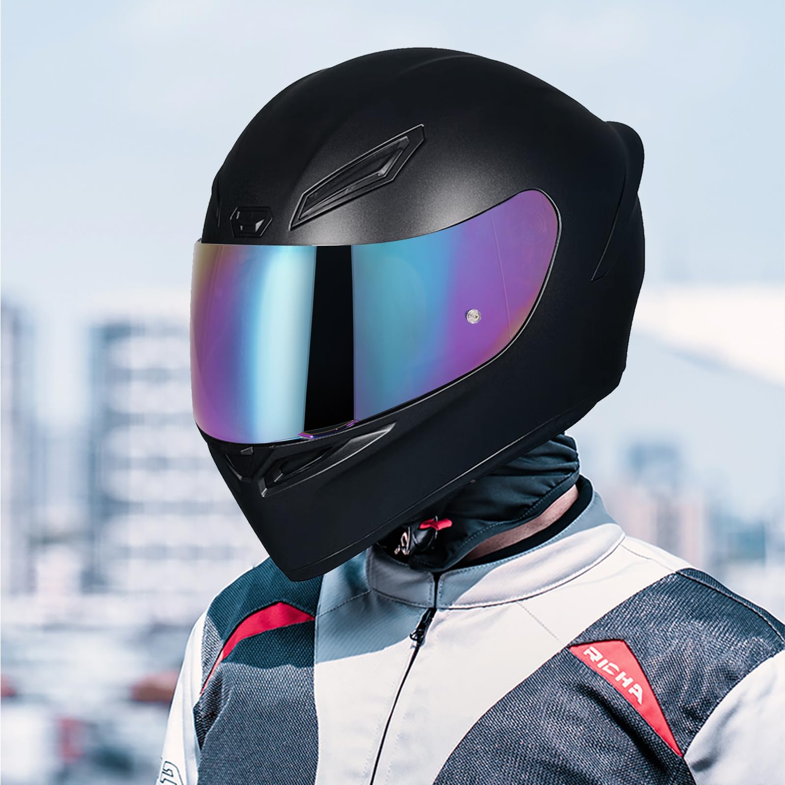 Visière De Casque, Lentille De Visière De Casque De Moto, Visière De Casque Compatible Avec A-G-V K1 K5 K3SV Verres De Pièces De Bouclier De Casque De Moto Compatible Avec A-G-V K3