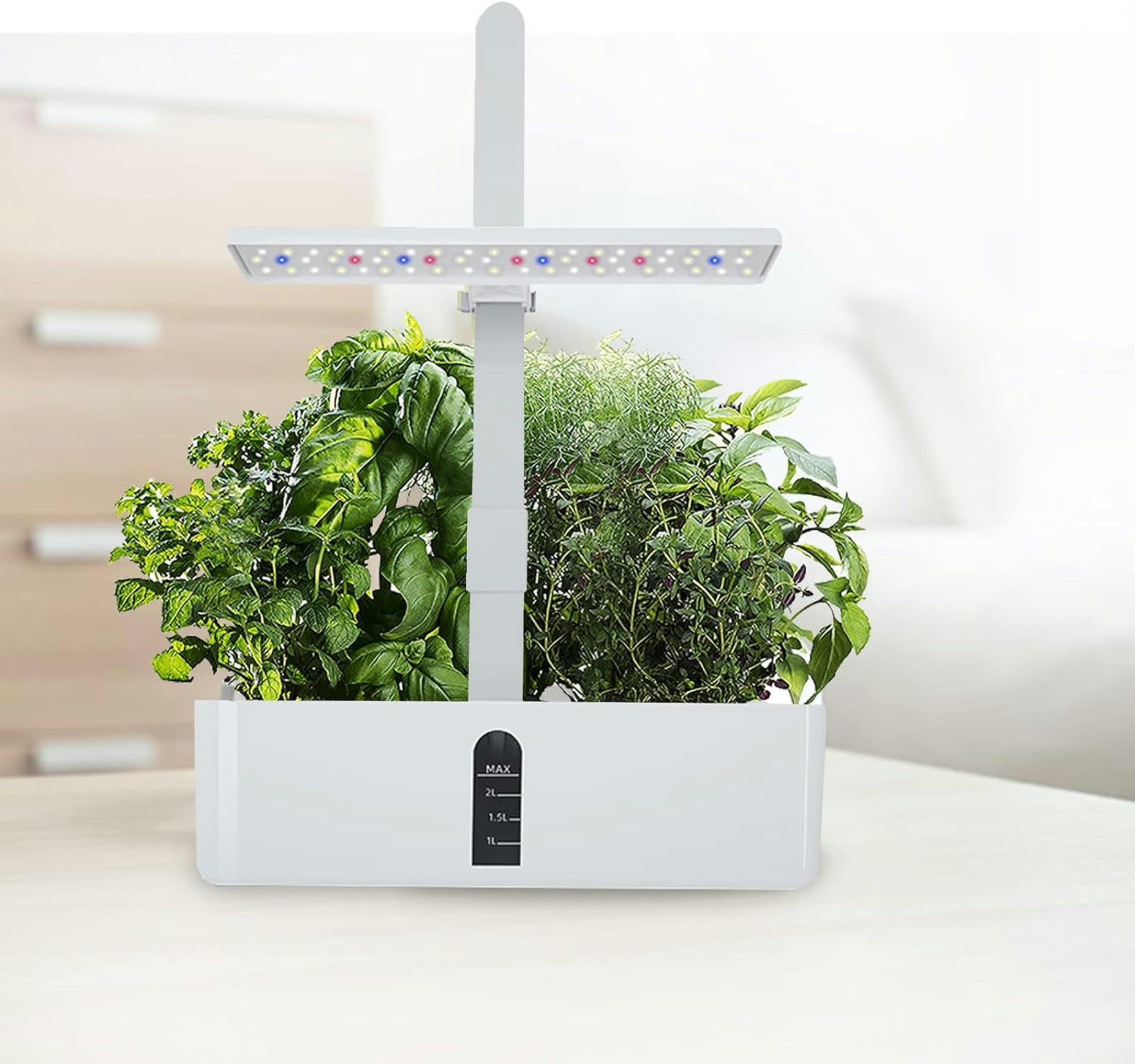Mini System de Cultivo hidropónico para Interiores, Kit de jardín de Hierbas con luz LED, Regalos de jardinería para Mujeres y mamás