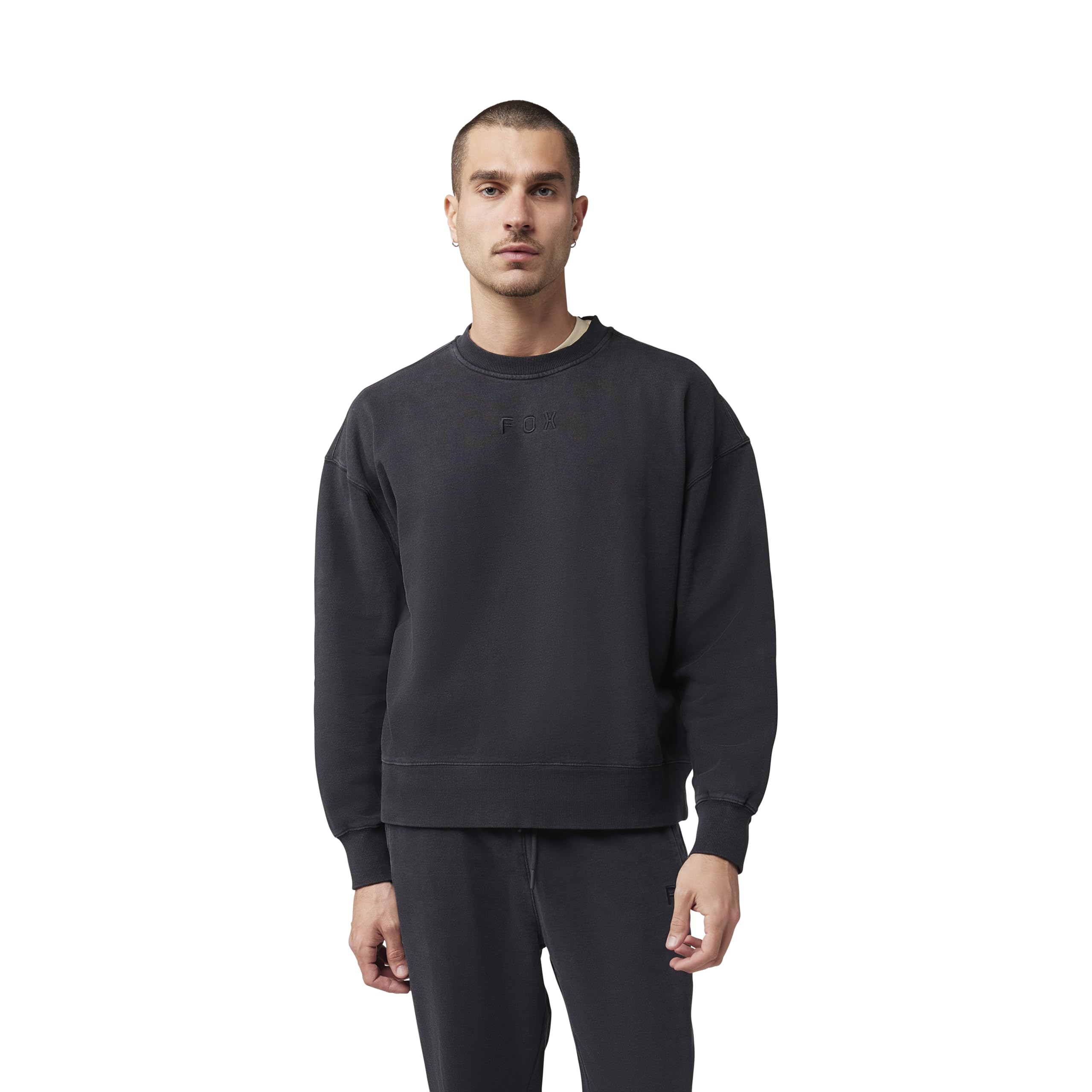 Amazon.com: Fox Racing Men's Wordmark Oversized Fleece Crew Neck