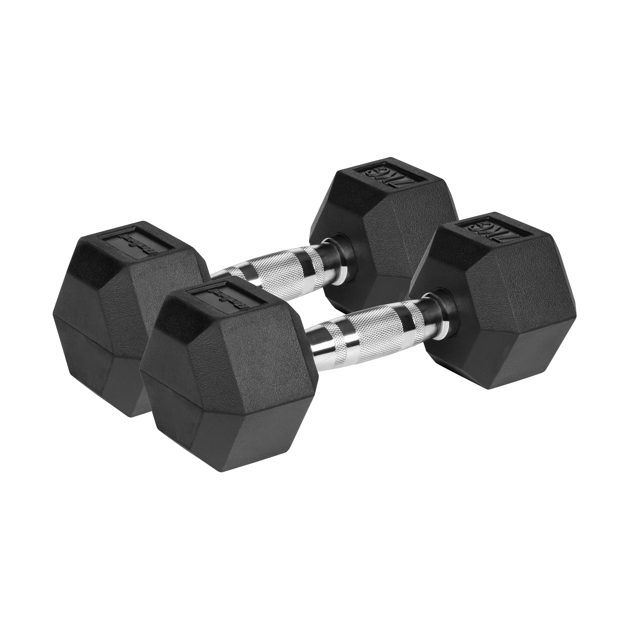 Rebel Dumbbells Cast Iron Rubber Plated HEX 2x7 kg RBA-2325-07