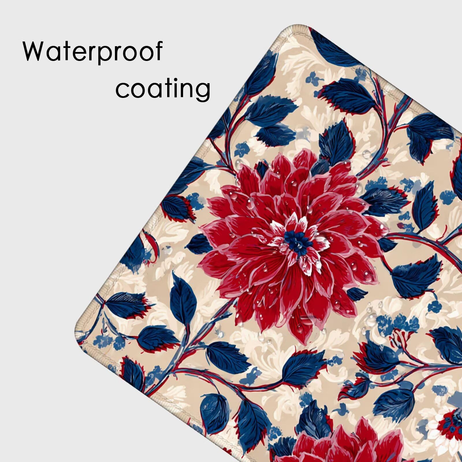 Duża podkładka pod mysz na biurko, 1400 x 600 x 3 mm, gamingowa podkładka pod mysz z antypoślizgową podstawą, zszyte krawędzie, zwiększona precyzja, mata komputerowa, mata ochronna na biurko