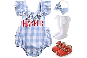 Dorothy Girl Costume Wizard of Oz Penny Loafer Sparkly Red Shoes with...
