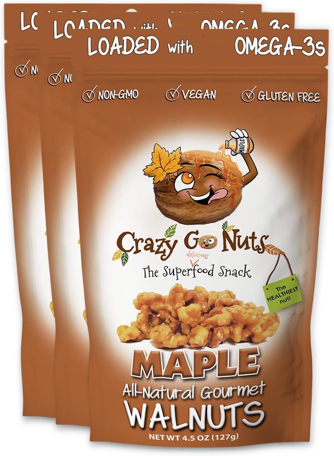 Emerald Nuts Kettle Glazed Walnuts (2Pack) 6.5 Oz